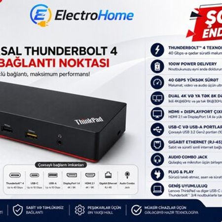 ThinkPad Universal Thunderbolt™ 4 Smart Dock – Kompüter aksesuarları – ucuztap.az