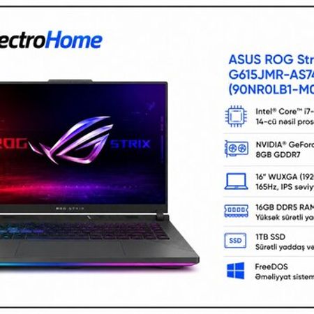 Notebook ASUS ROG Strix G16 G615JMR-AS74 – Noutbuklar və Netbuklar – ucuztap.az