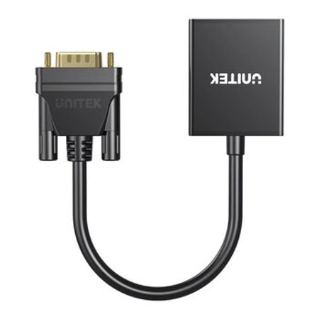 UNİTEK VGA to HDMI — VGA siqnalını HDMI-a çevirən adapter – Kompüter aksesuarları – ucuztap.az