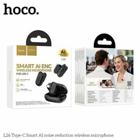 HOCO L26 simsiz yaxa mikrofonu – Audio və video – ucuztap.az