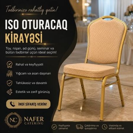 ISO oturacaq kirayəsi – Bakı – ucuztap.az
