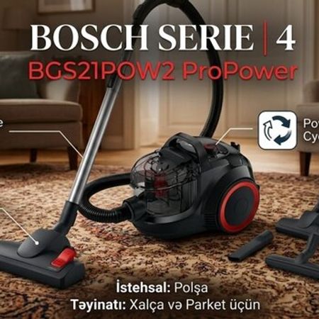 Bosch BGS21POW2 Serie 4 ProPower Tozsoran – Tozsoranlar – ucuztap.az