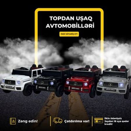 Uşaq avtomobili Mercedes G63 – Oyuncaqlar – ucuztap.az