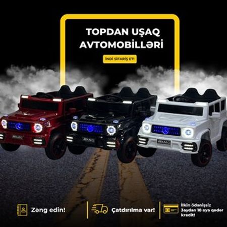 Mercedes G63 uşaq avtomobili – Oyuncaqlar – ucuztap.az
