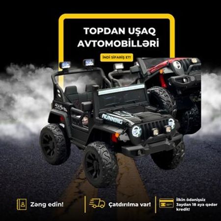 Jeep Wrangler avtomobili – Oyuncaqlar – ucuztap.az