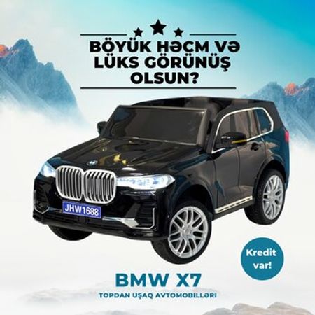 Uşaq avtomobili BMW X7 – Bakı – ucuztap.az