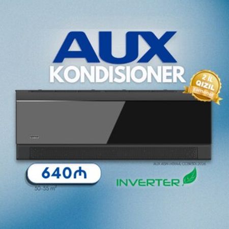 Kondisioner AUX 2026-BLACK SERIES – Bakı – ucuztap.az