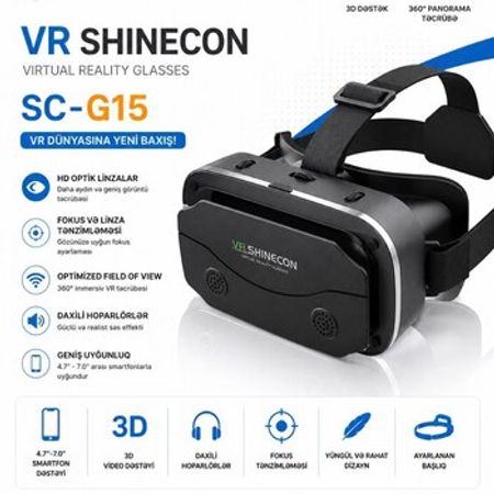 VR SHINECON SC-G15 Virtual Reallıq Eynəyi – Oyunlar, pultlar və proqramlar – ucuztap.az