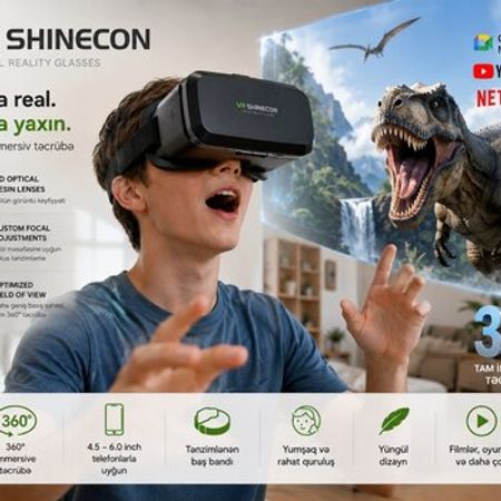 VR SHINECON SC-G06A virtual reallıq eynəyi – Oyunlar, pultlar və proqramlar – ucuztap.az