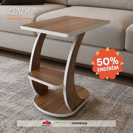 Yeni model təkərli rəfli jurnal masası Luna modelini sizlərə xüsusi en – Bakı – ucuztap.az