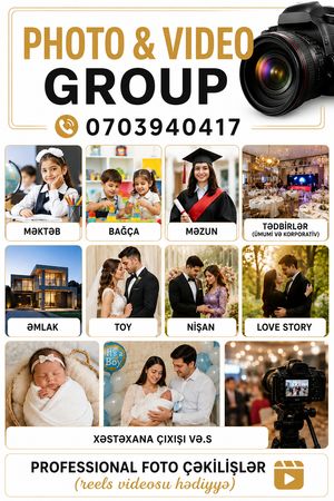 Foto Video Çəkiliş – Foto və video çəkiliş – ucuztap.az