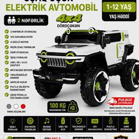 Elektrik uşaq avtomobili – Bakı – ucuztap.az