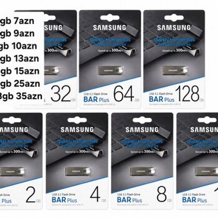 USB yaddaş kartı Samsung Bar Plus – Kompüter aksesuarları – ucuztap.az