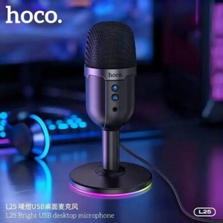HOCO L25 RGB Desktop USB Mikrofon – Audio və video – ucuztap.az