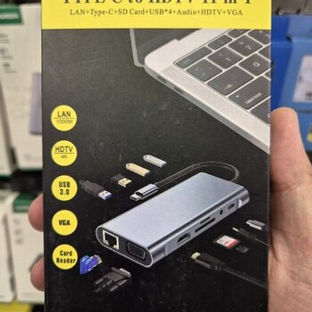 Type-C to HDTV 11 in 1 Hub dokstansiya multi port – Bakı – ucuztap.az