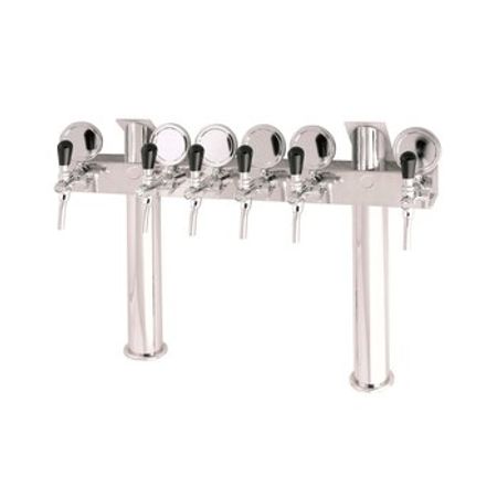Pivə üçün T6 gümüş 6 çıxışlı Kobra pivə kranı Beer Tower – Biznes üçün avadanlıq – ucuztap.az