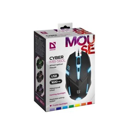 Defender CYBER MB-560L Wired optikal mouse 1200 dpi – Kompüter aksesuarları – ucuztap.az