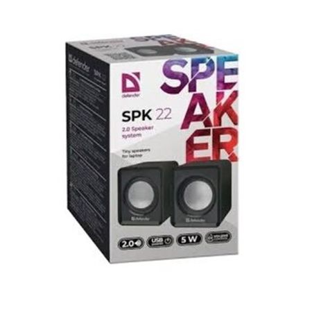 Defender SPK 22 2.0 Speaker system, black, 5W, USB powered – Audio və video – ucuztap.az