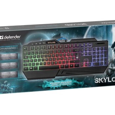 Defender Glorious GK-310L Wired gaming keyboard, RU,RGB backlight,19 Anti-Ghost – Kompüter aksesuarları – ucuztap.az