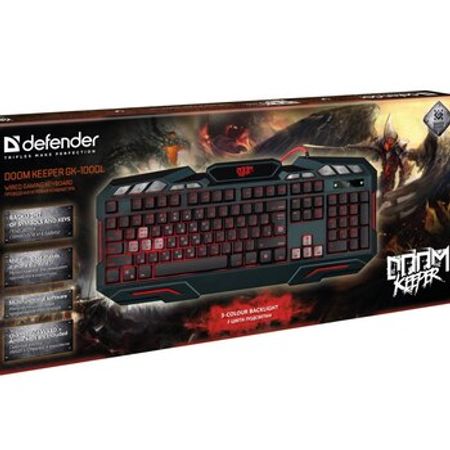 Doom Keeper GK-100DL Wired gaming keyboard, RU,114 keys, 19 Anti-Ghost – Kompüter aksesuarları – ucuztap.az