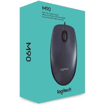 Logitech M90 Wired Mouse Grey – Kompüter aksesuarları – ucuztap.az