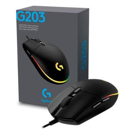 Logitech G203 LIGHTSYNC Gaming Mouse - BLACK - EMEA – Kompüter aksesuarları – ucuztap.az