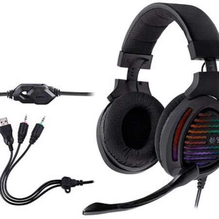 Gaming headset TRACER GAMEZONE Aligator RGB rainbow LED 46466 – Audio və video – ucuztap.az