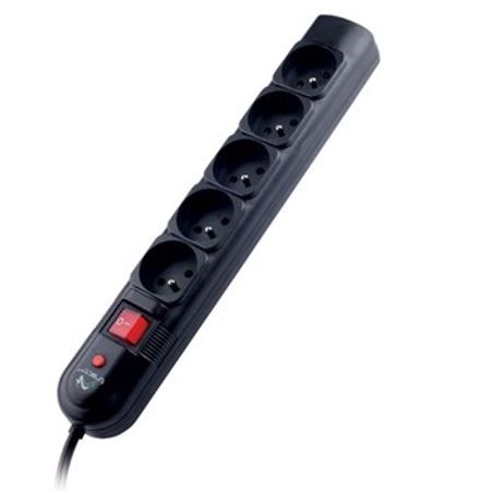 Surge protector TRACER PowerGuard + 3 m Black (5 outlets) S 30407 – Təmir və tikinti – ucuztap.az