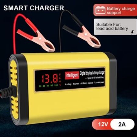12V akkumulyator üçün rəqəmsal avtomatik şarj cihazı – Ehtiyat hissələri – ucuztap.az