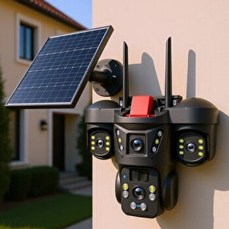 4G Sim kartlı Solar 360°FHD Kamera 12MP/4K+64GB – Bakı – ucuztap.az