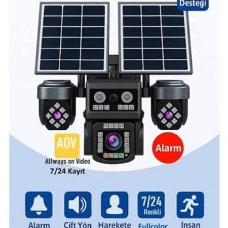 4G Sim kartlı Solar 360°FHD Kamera 12MP/4K+64GB – Bakı – ucuztap.az