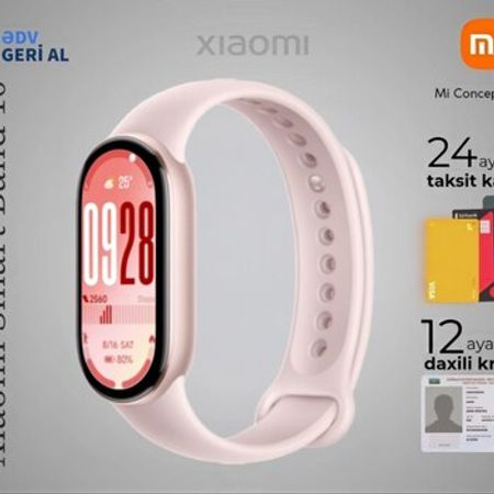 Xiaomi Mi Band 10 Mystic Rose – Bakı – ucuztap.az