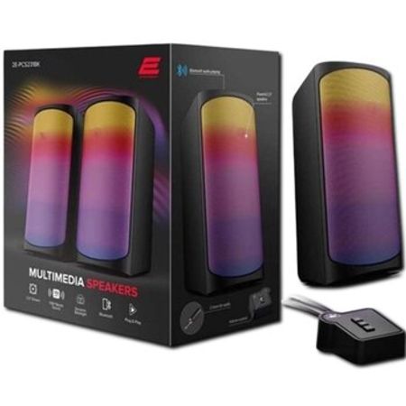 2E Multimedia speaker PCS231 RGB Matrix, 2.0, USB, Black – Bakı – ucuztap.az