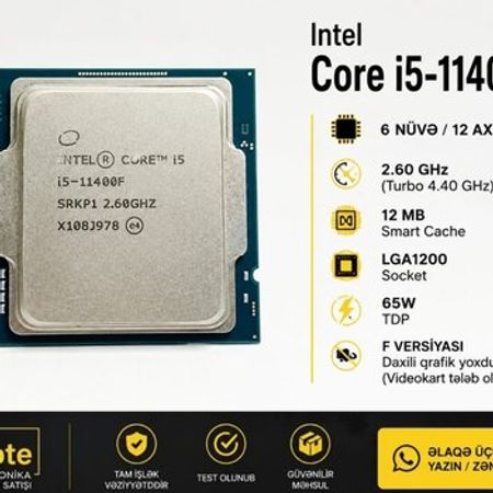 Core i5 11400F – Masaüstü kompüterlər – ucuztap.az