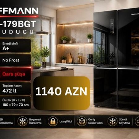 Soyuducu HOFFMANN FFD-179BGT – Bakı – ucuztap.az