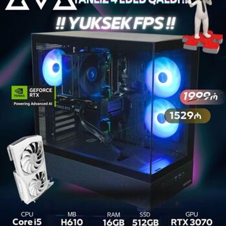 GAMING PC RTX 3070+i5.12th – Bakı – ucuztap.az