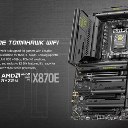 MSI MAG X870E TOMAHAWK WIFI AM5, Ryzen 9000/8000/7000, 4x DDR5 4800–8000+ OC, 4x M.2 slot, RAID 0/1/ – Bakı – ucuztap.az