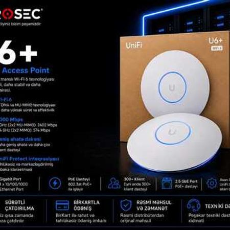 Ubiquiti UNIFI 6 PLUS (U6+) – Bakı – ucuztap.az