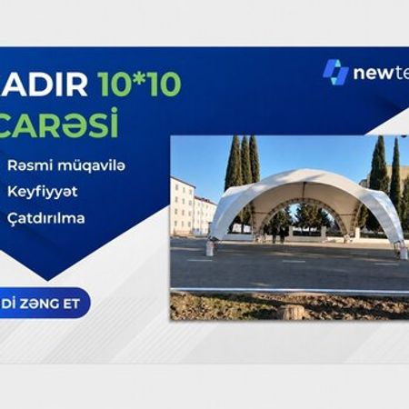 10×10 M ölçüdə geniş çadır icarəsi – Bakı – ucuztap.az