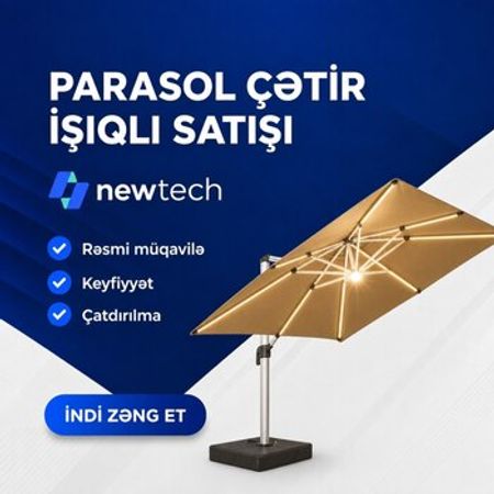 İşıqlı parasol çətiri – Bakı – ucuztap.az