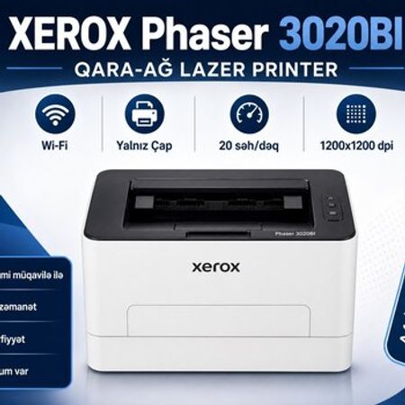 Lazer printer XEROX Phaser 3020BI – Bakı – ucuztap.az