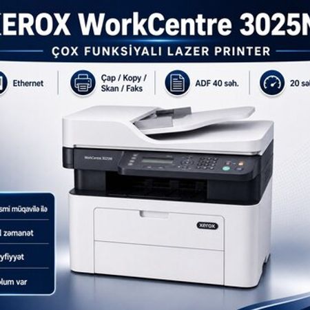 Lazer Printer XEROX WorkCentre 3025NI – Bakı – ucuztap.az