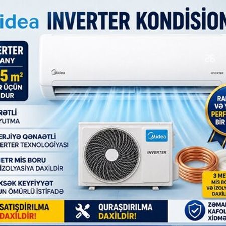Kondisioner Midea İnverter – Bakı – ucuztap.az