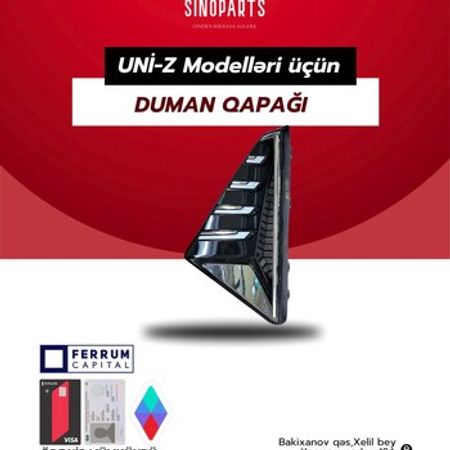 Changan Uni-Z duman qapağı – Bakı – ucuztap.az