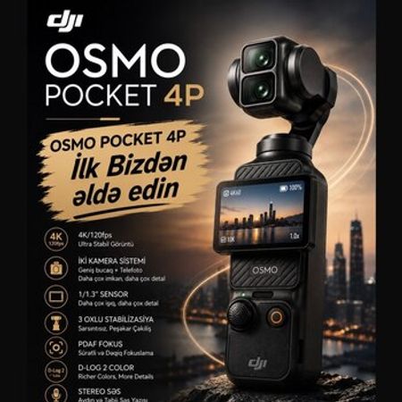 DJİ osmo pocket 4P – Bakı – ucuztap.az