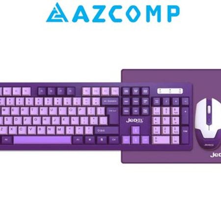 Jedel WS737 Simsiz klaviatura, mouse və mousepad dəsti – Bakı – ucuztap.az