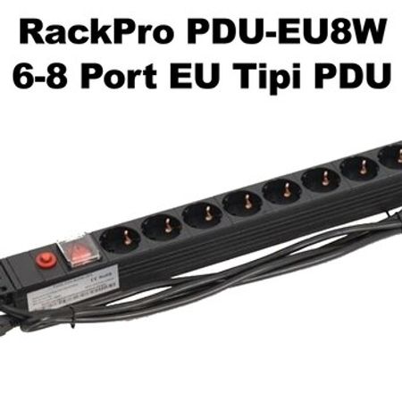 RackPro PDU-EU8W 6/8 Port EU Tipi PDU – Bakı – ucuztap.az