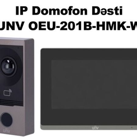 Ağıllı İP domofon dəsti UNV OEU-201B-HMK-W – Bakı – ucuztap.az
