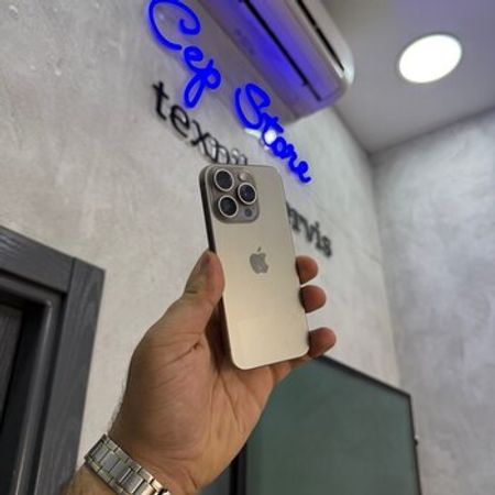 Apple iPhone 15 Pro Natural Titanium 128GB/8GB – Bakı – ucuztap.az