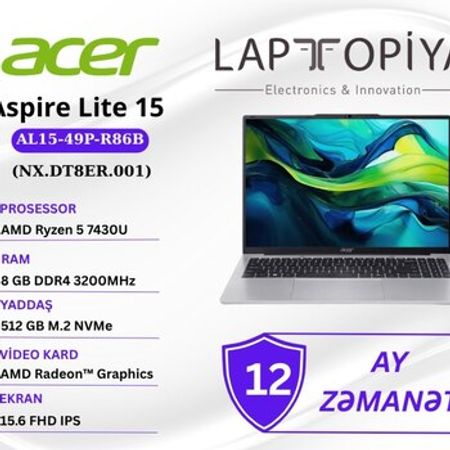 Acer Aspire Lite AL15-49P (NX.DT8ER.001) – Noutbuklar və Netbuklar – ucuztap.az